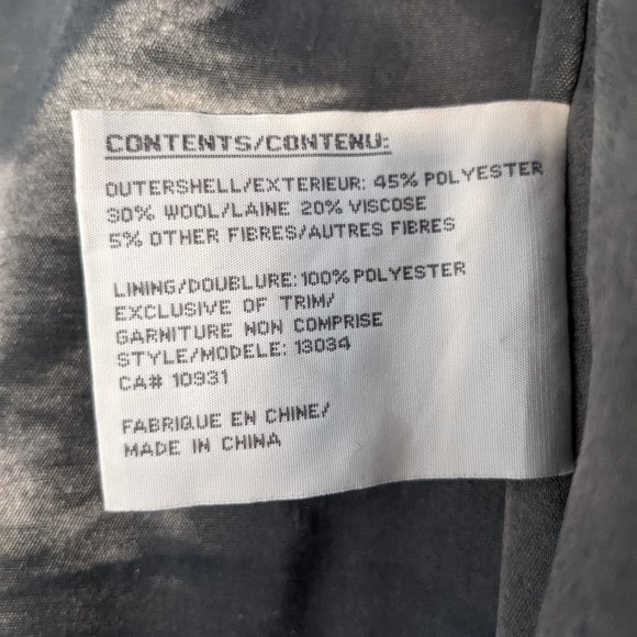 Laura Spring/Fall Wool Coat Size S - Picture 6 of 6